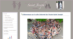 Desktop Screenshot of ecolesaintjosephdardilly.fr